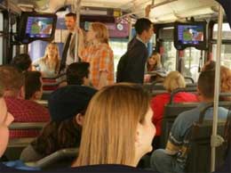 Рекламные видеосистемы в городском общественном транспорте